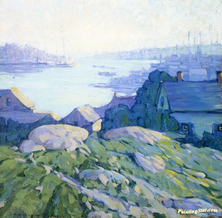 720x708 Quiet Harbor Artwork By Jane Peterson Oil Painting Amp Art Prints - Quiet Painting