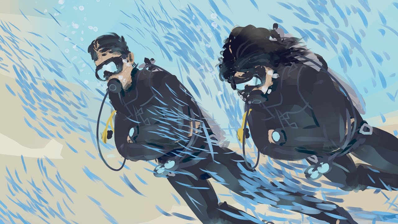 1280x720 Vr Painting Divers Quill - Quill Painting