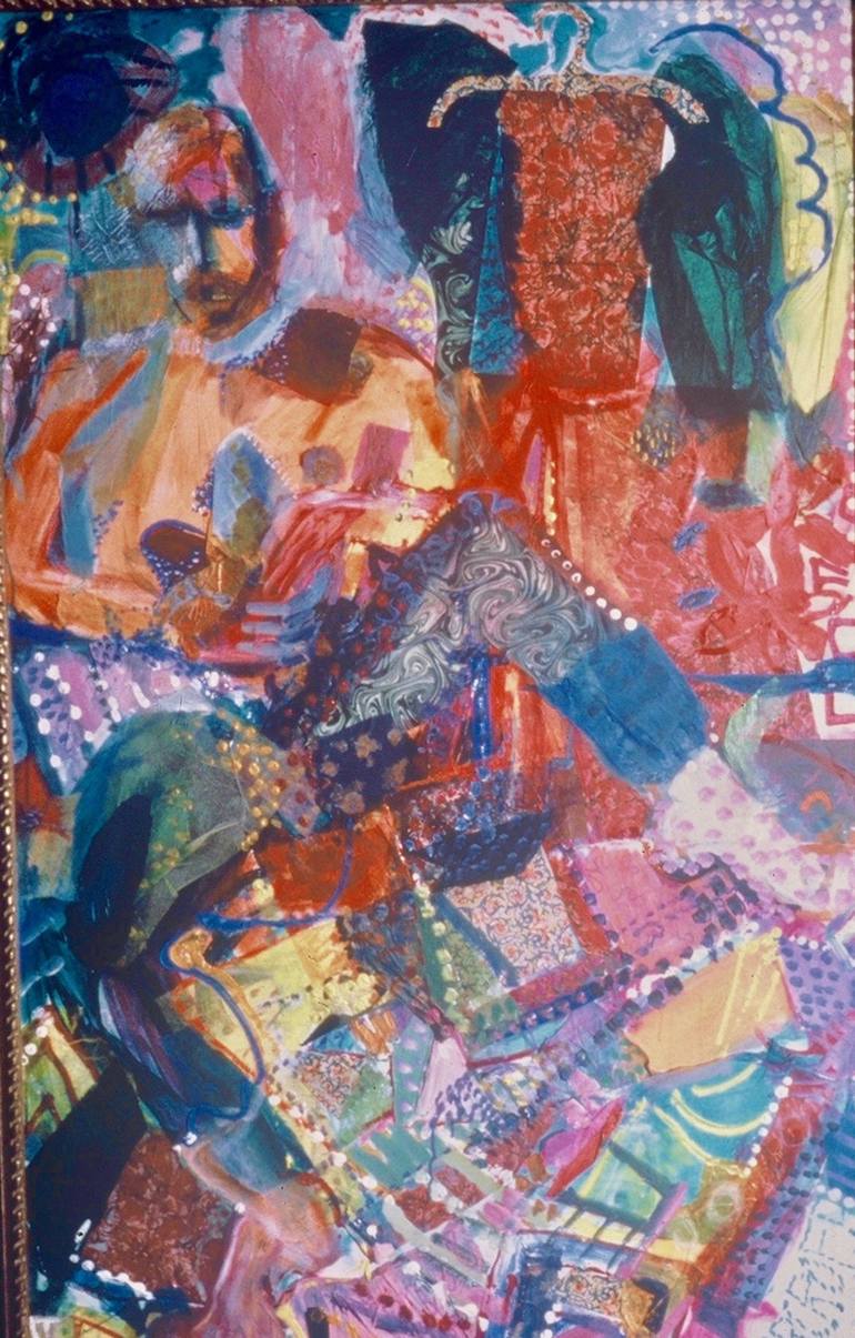 770x1205 Saatchi Art Patchwork Quilt Painting By Judith Barcroft - Quilt Painting