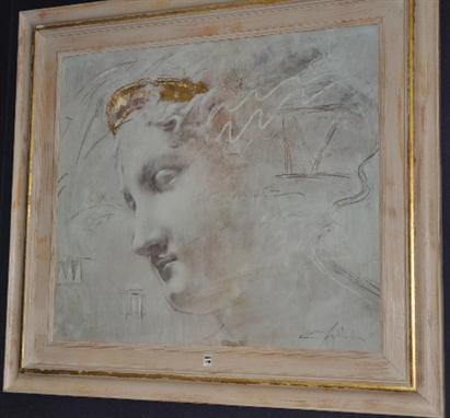 411x382 R Franklin Song Of Athena Mixed Media Print, Framed, 88 X 98cm - R Franklin Painting