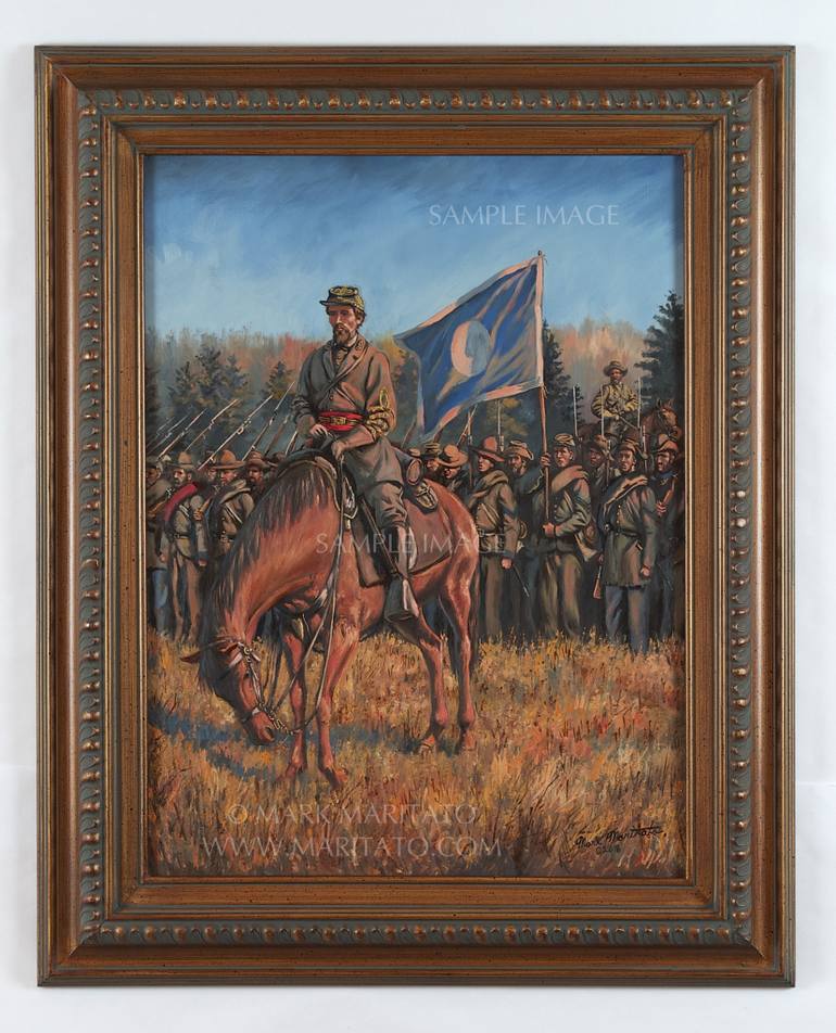 770x952 Saatchi Art General Patrick R. Cleburne - R Franklin Painting