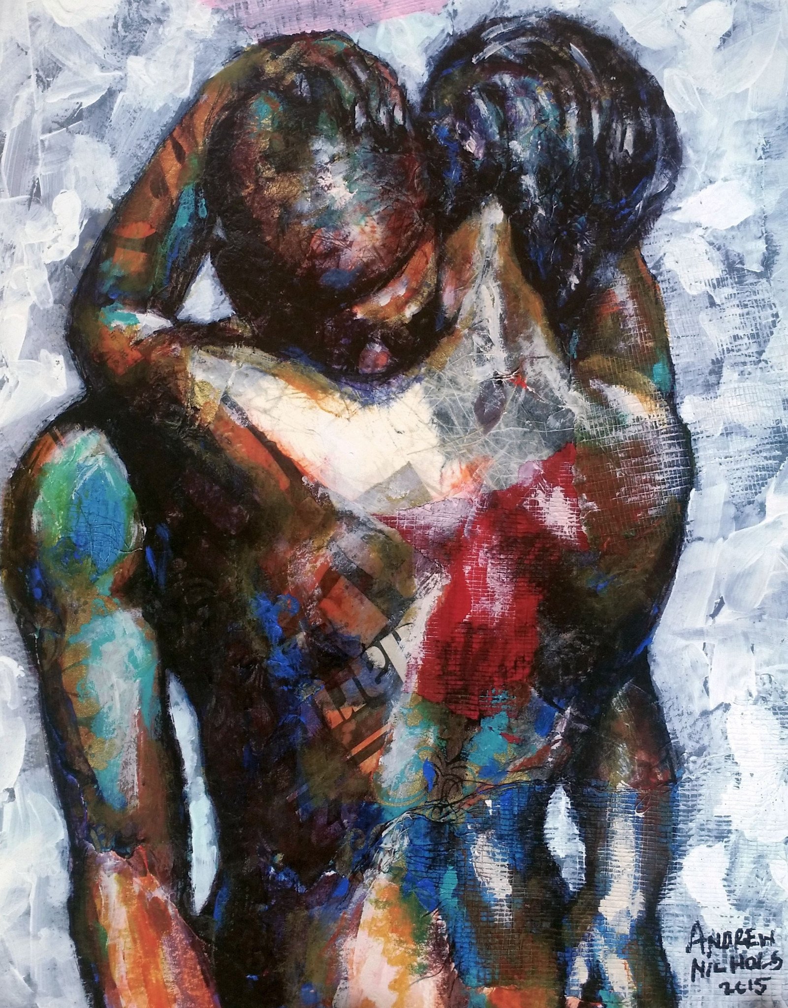 1601x2048 In To You By Andrew Nichols (Art Print) The Black Art Depot - R Nichols Painting