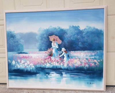 400x325 Luxury Handmade Oilacrylic Paintings, Art Gallery,ready To Hang - R Nichols Painting