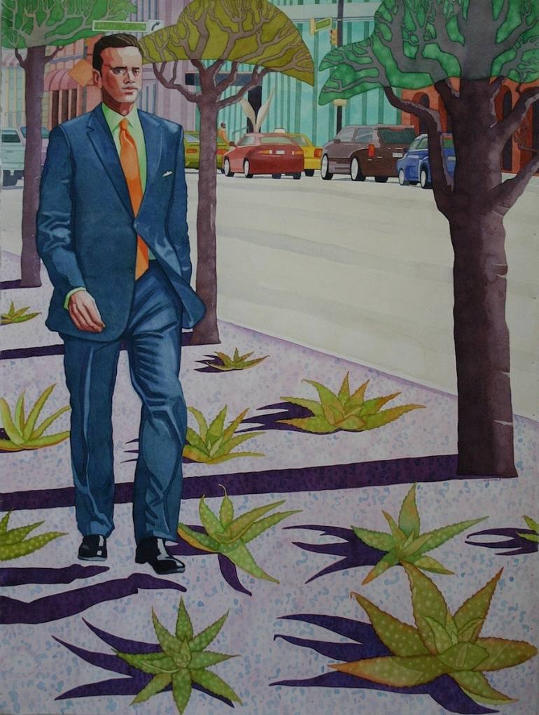 770x1022 Saatchi Art Aloe Again Painting By R Mike Nichols - R Nichols Painting