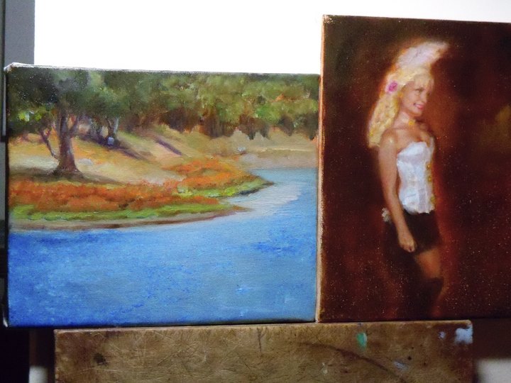 720x540 Oil Paintings By Riki R Nelson - R Painting