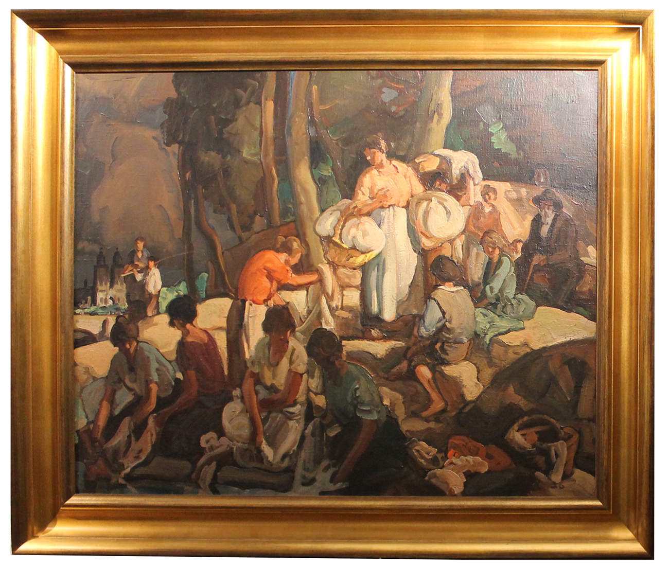 1300x1102 Frank Wilcox - R Wilcox Painting