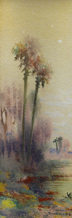 240x720 Other Florida Artists - R Wilcox Painting