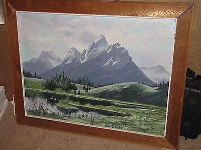 400x300 Signed R. Wilcox Oil Painting On Canvas Still Life Floral Art - R Wilcox Painting