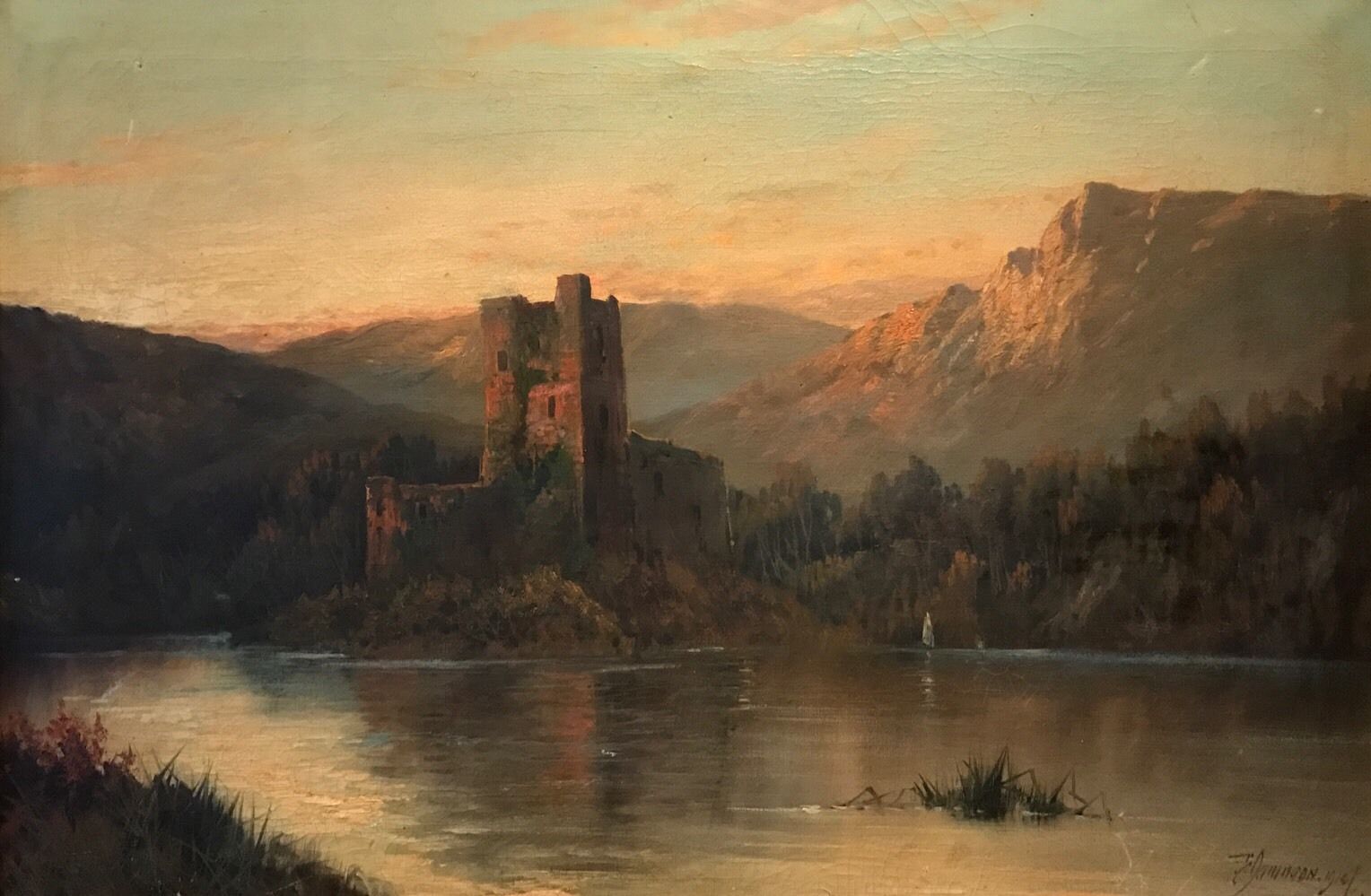 1528x999 British Art For Art's Sake! - R Wilcox Painting