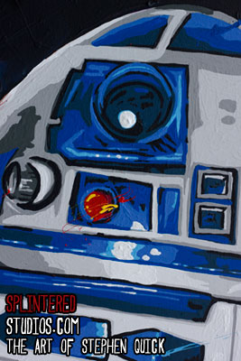267x400 R2d2 Star Wars Painting - R2d2 Painting