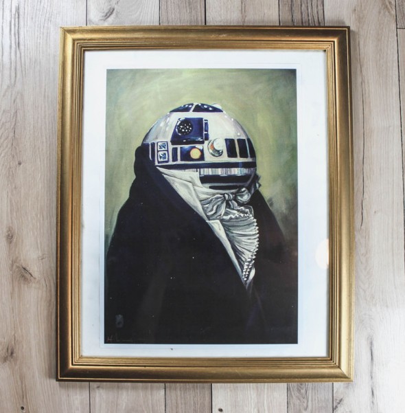 590x601 R2d2 Painting For My Knit'N'Roll Room - R2d2 Painting