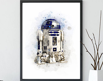 340x270 R2d2 Painting Etsy - R2d2 Painting