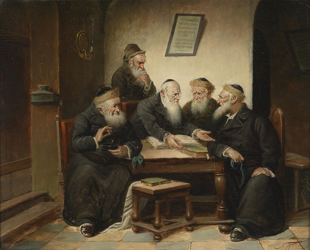 1024x827 Oztorah Blog Archive Pesach Amp The 5 Rabbis - Rabbi Painting