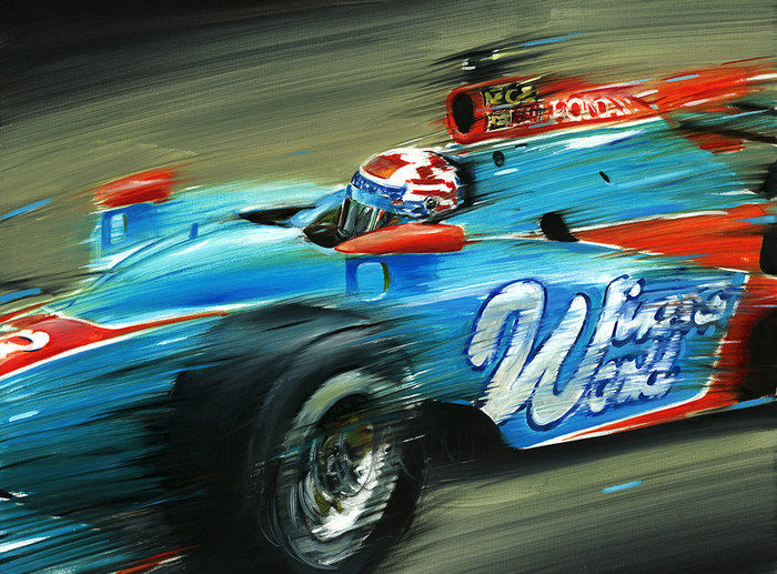 700x517 John Andretti - Race Car Painting