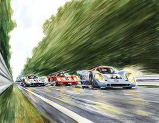315x244 Pin By Mark John On Motor Racing Paintingsposters - Race Car Painting