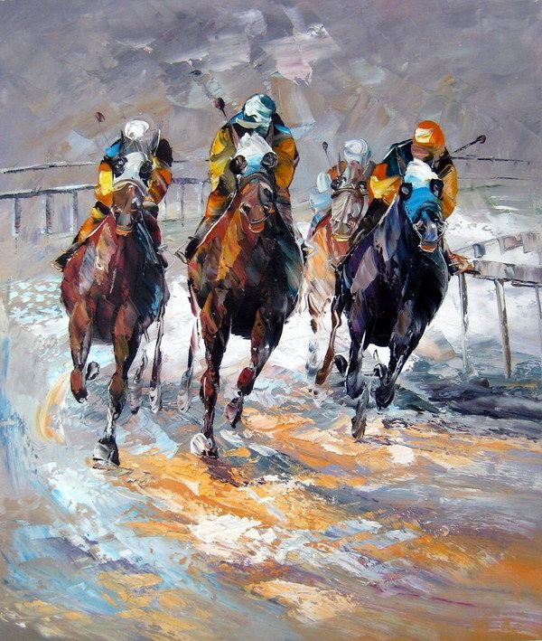 600x709 248 Best Art Animal Images On Animal Paintings, Animal - Race Horse Oil Painting Artists