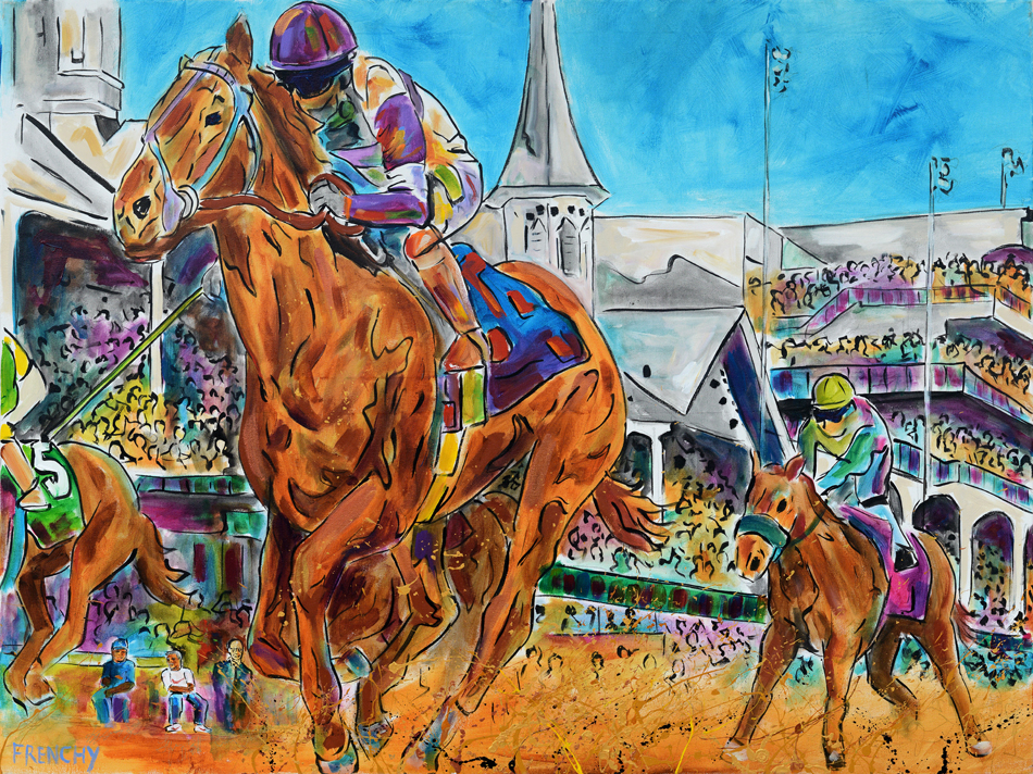 950x712 Amazing Live Paintings From Horse Races View Gallery Official - Race Painting