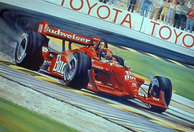 650x441 Born To Race Painting - Race Painting