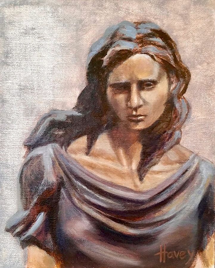 722x900 Rachel Weeping By Susan Havey Oil ~ 10 X 8 Paintings By Susan - Rachel Weeping Painting
