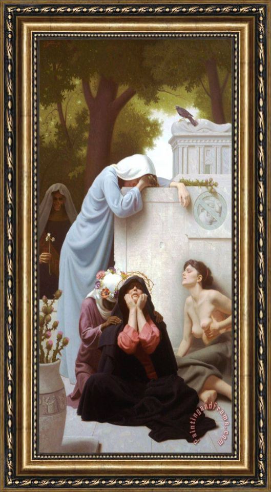529x960 Stephen Gjertson Rachel Weeping Her Children Framed Print - Rachel Weeping Painting