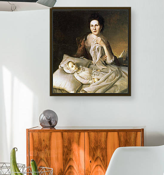 549x587 Charles Willson Peal - Rachel Weeping Painting