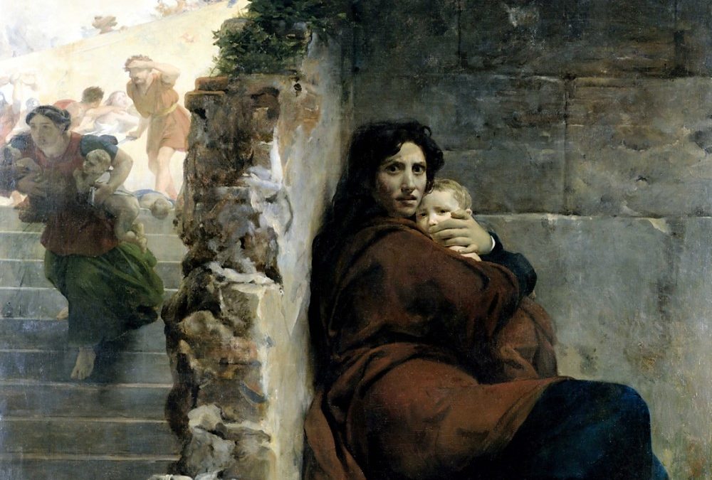 1000x675 Is This The Greatest Christmas Painting Of All Time - Rachel Weeping Painting