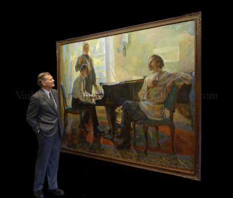 470x400 Trokhimenko, Karp D. - Rachmaninoff Painting