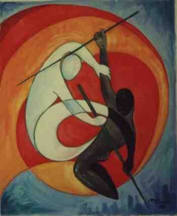 350x427 Racismo Ii (Racism Ii) (Rodolfo Passaporte) - Racism Painting