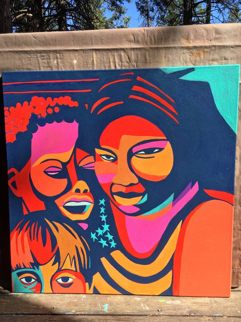 770x1027 Saatchi Art Racism In America Ame 9 Painting By Marcia Gawecki - Racism Painting