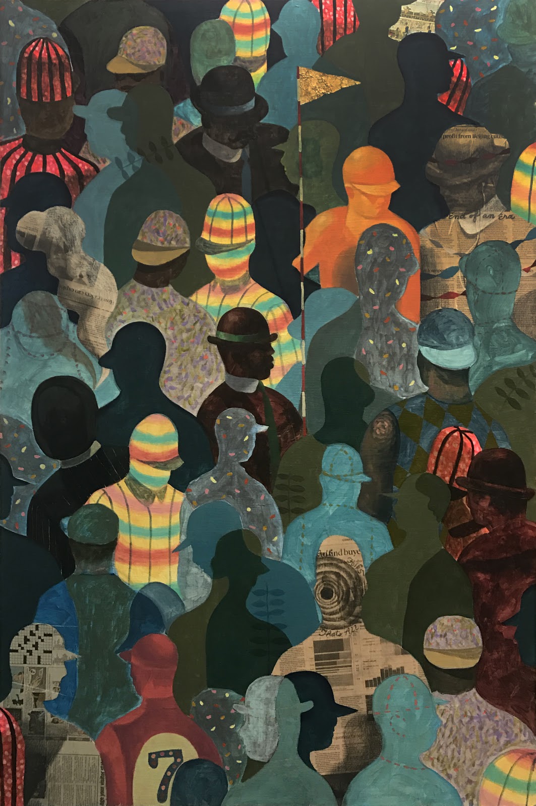 1063x1600 Sports Are A Metaphor For Inequality In These Colorful Paintings - Racism Painting