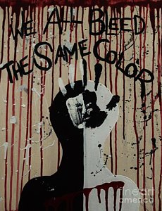 230x300 Anti Racism Paintings Pixels - Racism Painting