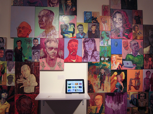 500x375 People Matter Art Show By Nicrad, Featuring 99 Portraits - Rad Painting