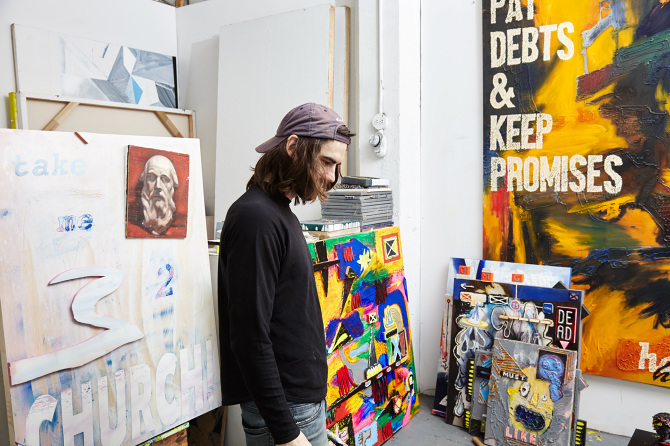 670x446 Perennial Millennial - Rad Painting