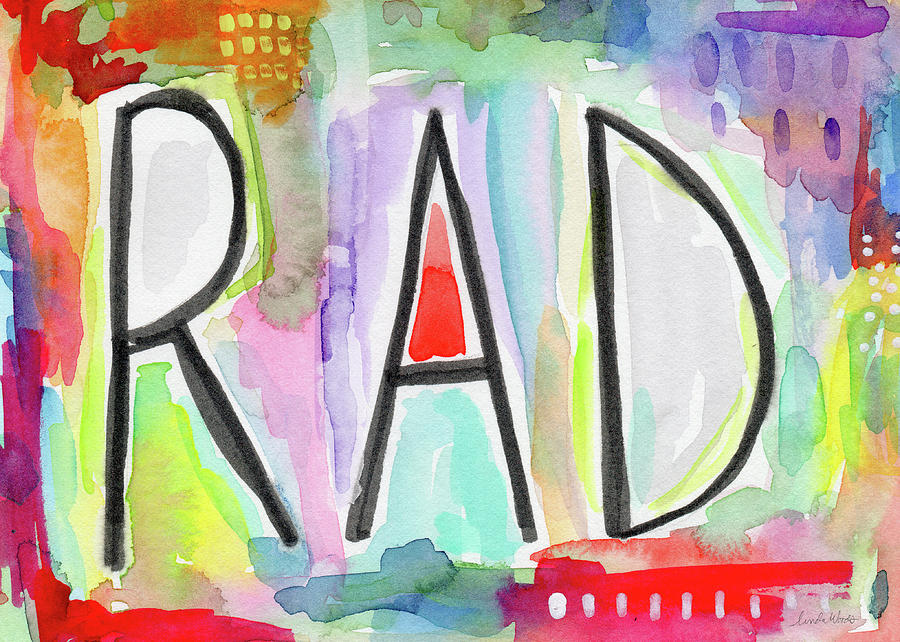 900x642 Rad Art By Linda Woods Painting By Linda Woods - Rad Painting