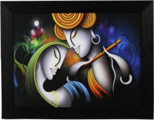 300x234 Canvas Paintings - Radha Krishna Painting On Canvas