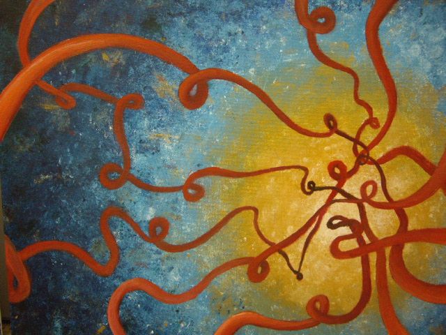 640x480 Radial Ribbon Painting - Radial Painting