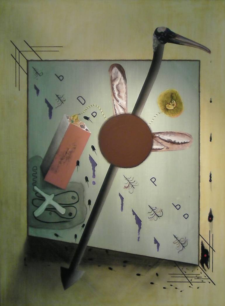 770x1047 Saatchi Art Radial Quasi Symmetry In The Wood Stork Cycle - Radial Painting