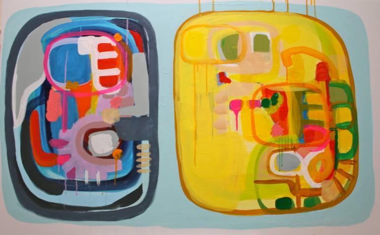 770x477 Saatchi Art Like Rock N Roll And Radio Painting By Staci Cross - Radio Painting