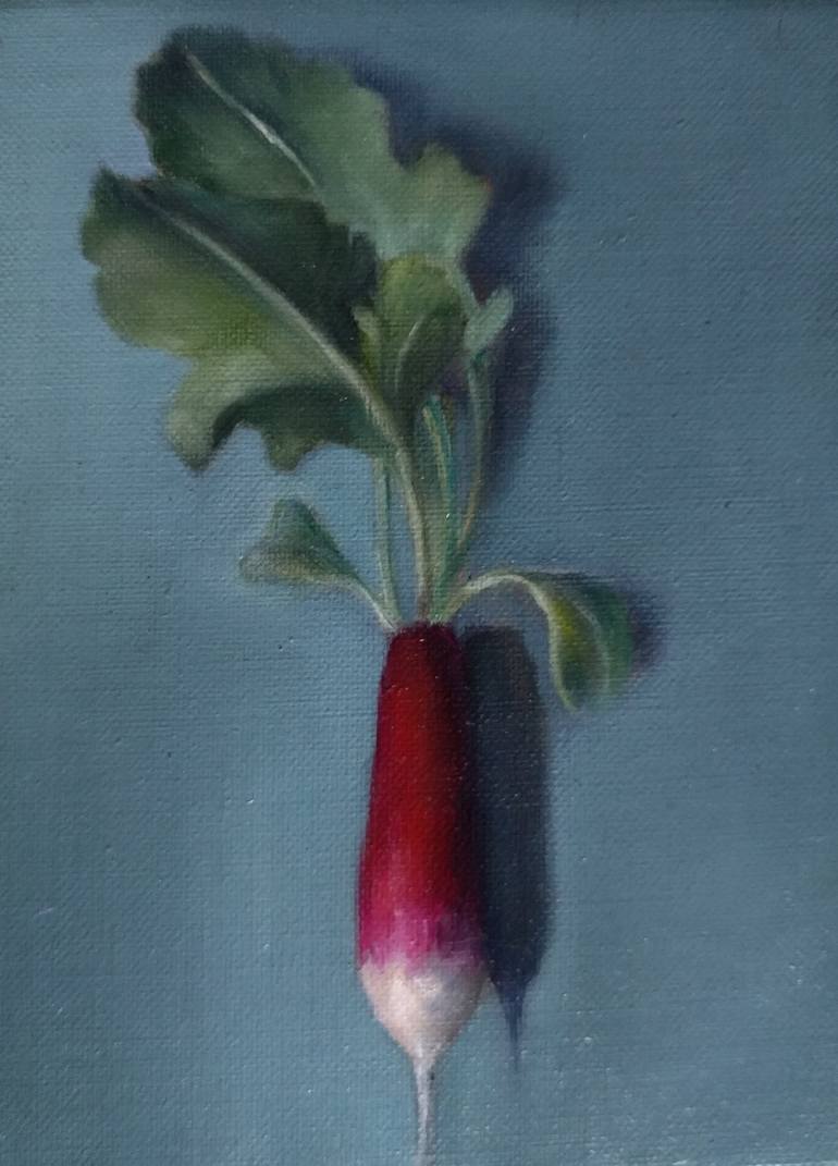 770x1071 Saatchi Art Radish Painting By Mb Hucker - Radish Painting