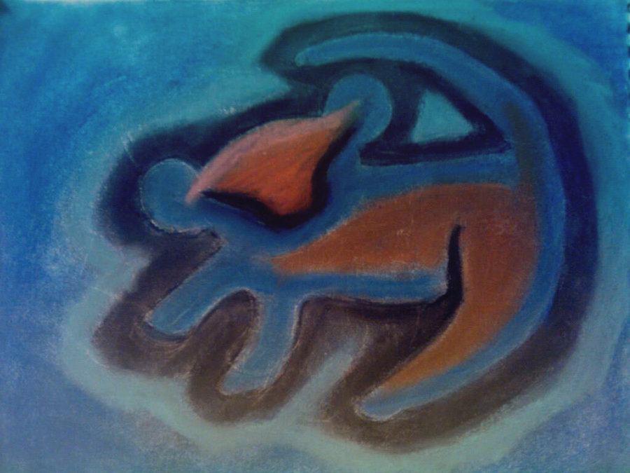 900x675 Rafiki's Cave Drawing By Disneysimba0 - Rafiki Painting