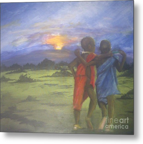 596x600 Rafiki Painting By Sawe Catherine - Rafiki Painting
