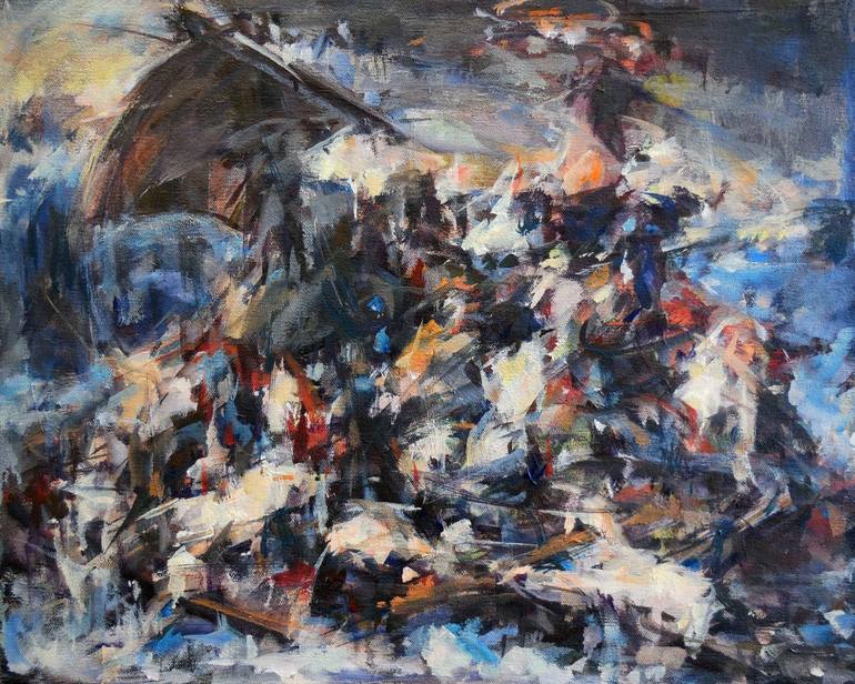 770x616 Saatchi Art - Raft Painting