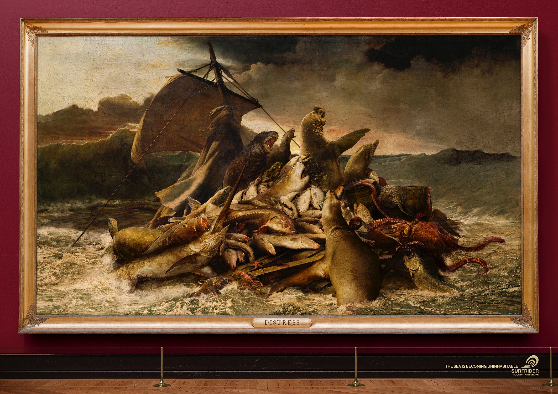 2339x1653 Surfrider Foundation Raft Of The Medusa - Raft Painting