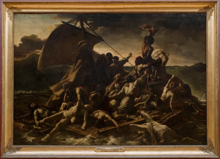 768x554 The Raft Of The Medusa Louvre Museum Paris - Raft Painting