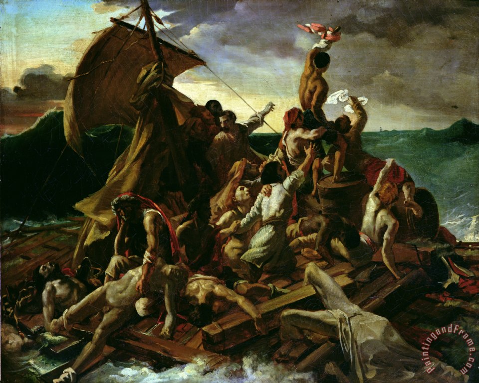 960x769 Theodore Gericault The Raft Of The Medusa Painting - Raft Painting