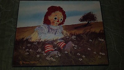 400x225 Vintage Raggedy Ann And Andy Paintingswall Art Set Of 2 By Terry - Raggedy Ann Painting