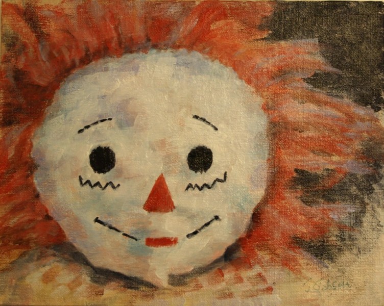 752x600 Raggedy Ann - Raggedy Ann Painting