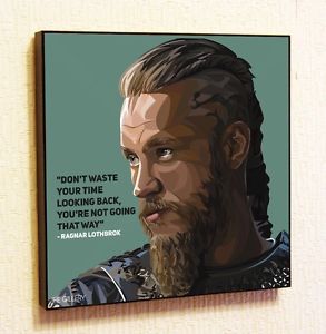 293x300 Ragnar Lothbrok Painting Decor Print Wall Art Poster Pop Canvas - Ragnar Lothbrok Painting