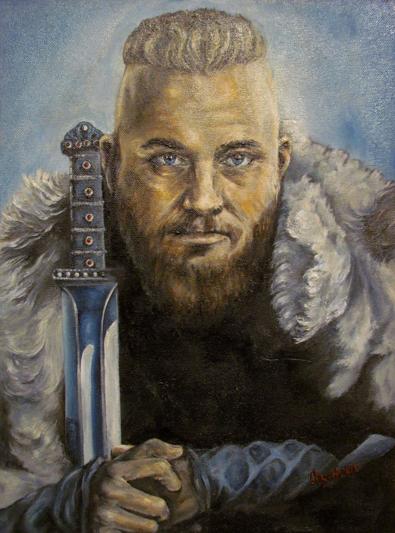 769x1038 Ragnar Lothbrok By Swcom - Ragnar Lothbrok Painting