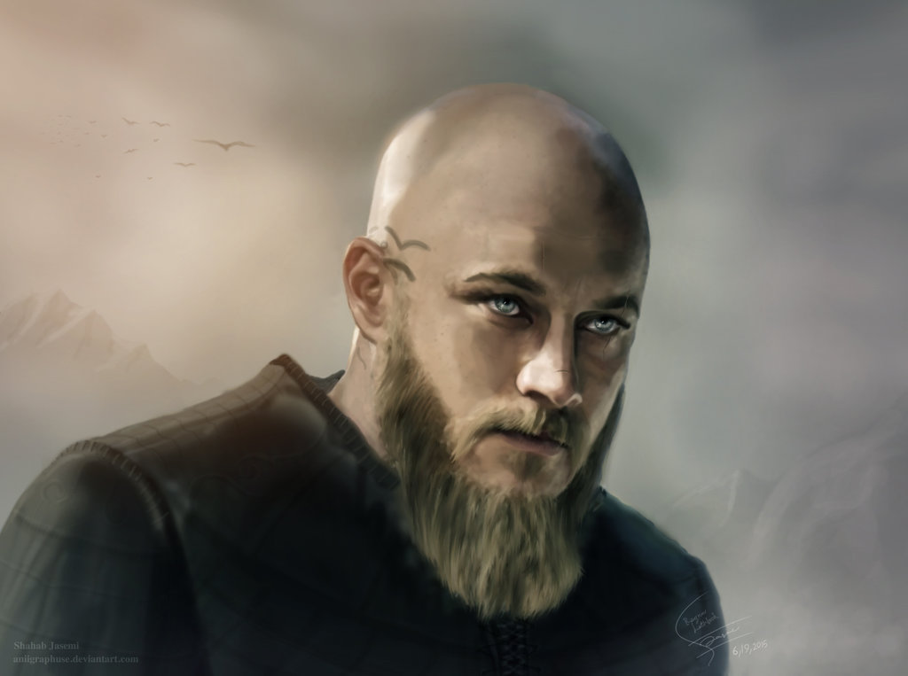 1024x763 Ragnar Lothbrok By Aniigraphuse - Ragnar Lothbrok Painting